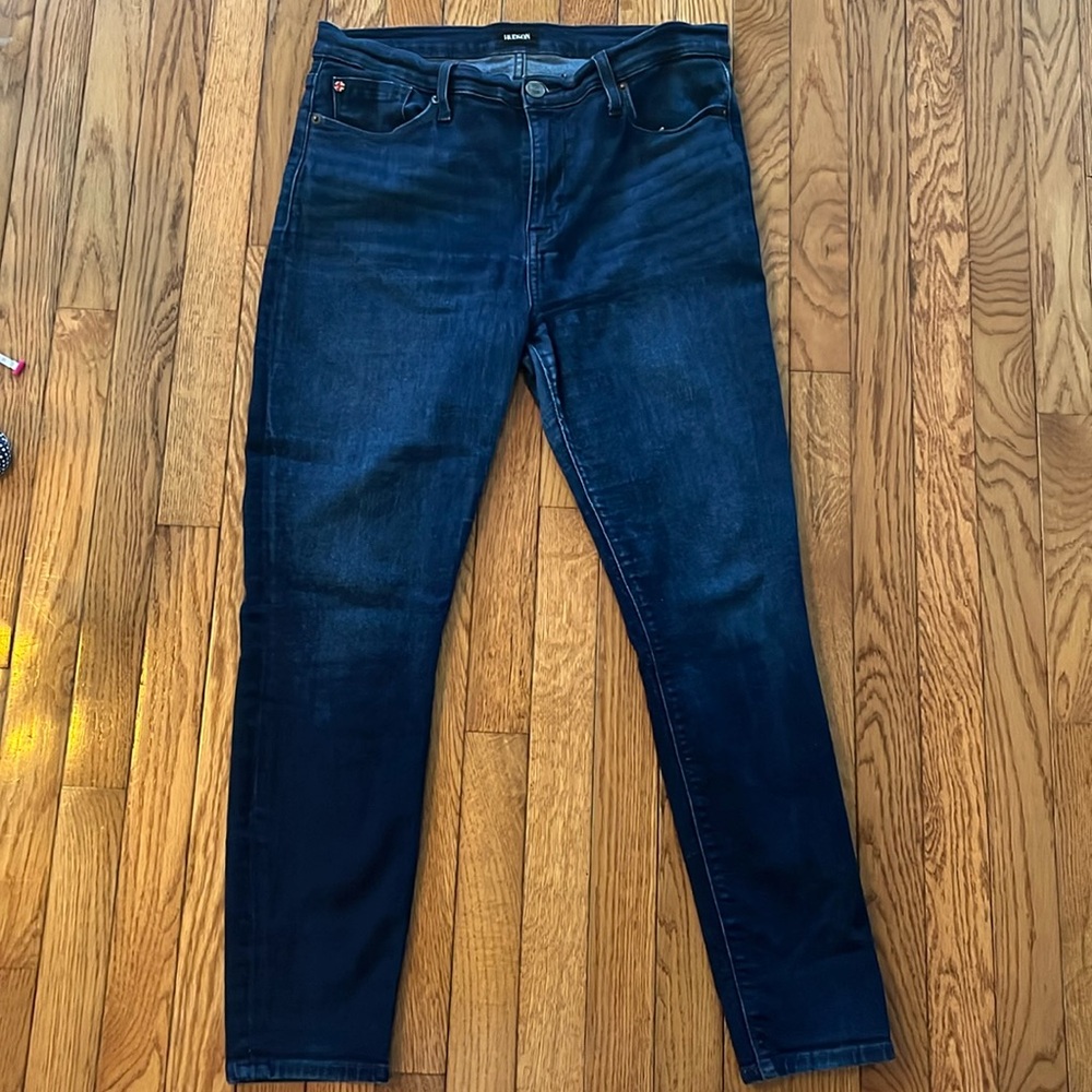 Hudson Jeans Medium Dark Skinny Jeans High Rise Casual Denim Stretch‎ 31